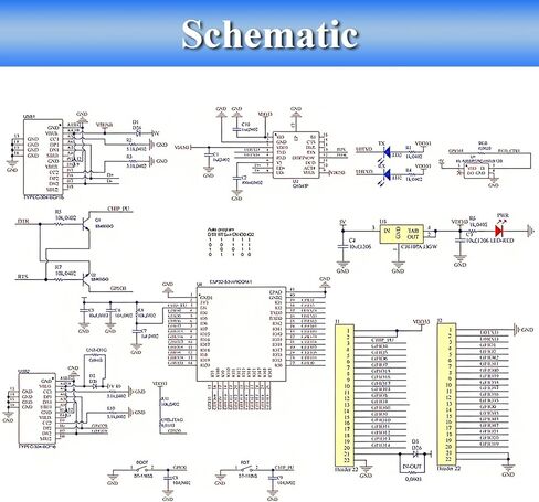 3 قطع لوحة تطوير ESP32 S3، وحدة تحكم دقيقة ثنائية النواة N16R8، مع 44 دبابيس GPIO ملحومة مسبقًا، ورقاقة CH343P، ومنافذ مزدوجة من النوع C، وواي فاي 2.4 جيجا هرتز وبلوتوث 5 ESP32-S3-DevKit لـ Arduino in Kuwait