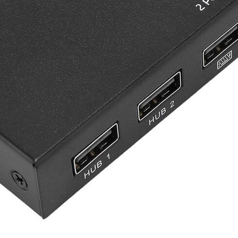 واجهة الوسائط المتعددة عالية الدقة KVM Switch 1 عرض 2 جهاز كمبيوتر، 4 منافذ USB 2.0، 4K 60 هرتز، يدعم نظام التشغيل Chrome لجهازي كمبيوتر لمشاركة طابعة لوحة المفاتيح والماوس in Kuwait