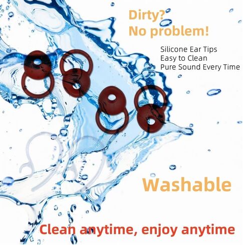 Eargels Ear Tips Set for Jabra Talk 25 Bluetooth Headset A Single-Ear Headset Microphone Accessories Silicone Eartips Ear Pads Cover Earhooks 6pcs in a Box in Kuwait