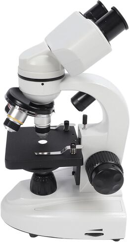 طقم مجهر ثنائي العينين، مجهر WF10X WF50X عدسات صورة واضحة للمختبر (قابس الولايات المتحدة 100 إلى 240 فولت) in Kuwait