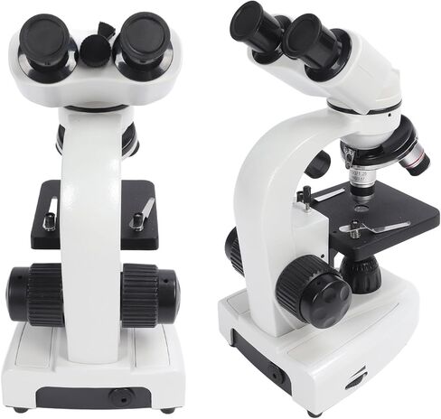 طقم مجهر ثنائي العينين، مجهر WF10X WF50X عدسات صورة واضحة للمختبر (قابس الولايات المتحدة 100 إلى 240 فولت) in Kuwait