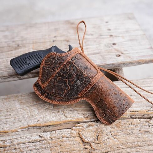 حافظة مسدس أصلية على شكل حرف K - حافظة مسدس جلدية OWB CCW - متوافقة مع Ruger GP100 وSmith & Wesson 686 S&W 586 4'' Barrel .357Mag Model 19 Taurus 66 65 4" in Saudi Arabia