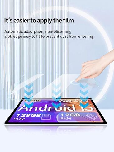 واقي شاشة لجهاز JUNYANG T30W Android Tablet 10.1 بوصة، مضاد للخدش 9H صلابة اللمس الحساسة 2.5D حواف مستديرة خالية من الفقاعات سهلة التركيب، عبوتان. in Kuwait