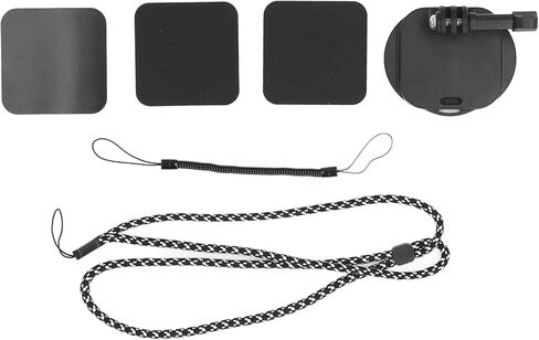 Bewinner Magnetic Neck Holder for Action Camera Phone, Magnetic Neck Mount for Action 4, Silicone POV Video Vlog Action Camera Neck Mount, Necklace with Lanyard Strap in Saudi Arabia