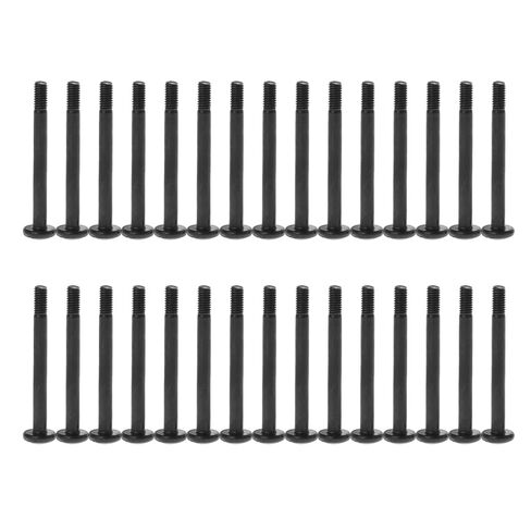 30 Pieces for Case Fan Screws Fan Mounting Screw Radiator Flat for Head Tapping Set Water Cooling Radiator D Radiator Screws Set for Fan Pc in Saudi Arabia