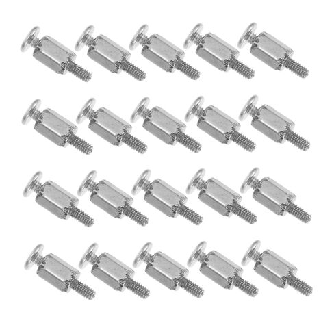 20pcs M.2 SSD Mounting Screws Kit for Motherboard Computer Accessories with Hex Head Nuts, Compatible with Pcie Boards, SSD Standoff Screws for PC Assembly in Kuwait