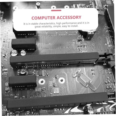 20pcs M.2 SSD Mounting Screws Kit for Motherboard Computer Accessories with Hex Head Nuts, Compatible with Pcie Boards, SSD Standoff Screws for PC Assembly in Kuwait
