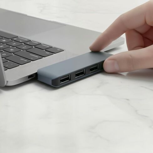 USB C Hub Adapter 4 in 1,USB C Dongle with 4 USB3.0 5Gbps Data Ports,USB c Splitter Suitable for Type-C Port Computers, Smartphone and Tablet，Compatible with Windows, Mac OS, Linux, Android, and iOS in Kuwait