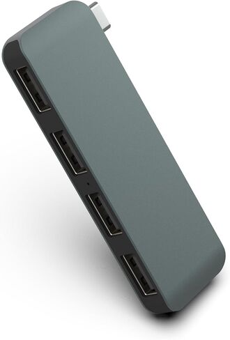 محور USB c متعدد المنافذ مع 4 منافذ USB-A 3.2، سرعة نقل البيانات تصل إلى 10 جيجابت في الثانية، توفر محطة الإرساء من النوع c توافقًا استثنائيًا، متوافق مع أجهزة الكمبيوتر المحمول وSurface وXbox وPS5 وMacBook والمزيد in Kuwait