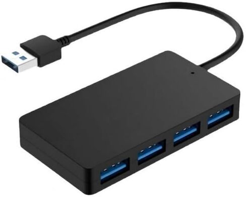 High Speed USB 3.0 Splitter 4 Port Ultra Thin Hub Adapter for Desktop and Laptop Computers in Saudi Arabia