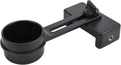 Ymiko Phone Adapter, Phone Mount with Lightweight Plastic Phone Mount for Telescope Phone (Black) in Saudi Arabia