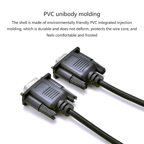 كابل برمجة المنفذ التسلسلي DB9Pin المتين إلى DB9Pin خط بيانات قوي in Kuwait