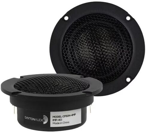 Dayton Audio CF50N-4MP 2 بوصة قبة من ألياف الكربون زوج متوسط ​​المدى متطابق 4 أوم in Saudi Arabia