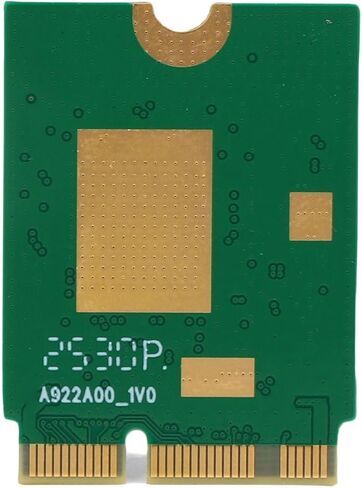 WiFi 7 Network Card, RTL8922AE Chipset Band 2.4GHz 5GHz 6GHz 6338Mbps, 5.4, M.2 NGFF Interface, with WPA4 Encryption, for Wins 10 11 Laptops in Saudi Arabia