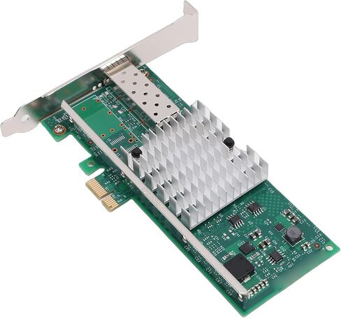 بطاقة شبكة VBESTLIFE 10G PCIE X1 مع منفذ SFP، ومحول شبكة ألياف إيثرنت يدعم شريحة 82599EN in Saudi Arabia