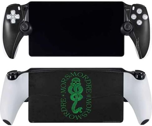 ملصق Skinit المخصص للألعاب متوافق مع مشغل PlayStation Portal Remote - مرخص رسميًا من Wizarding Worlds Harry Potter Morsmorder Death Eater Dark Mark Design in Saudi Arabia