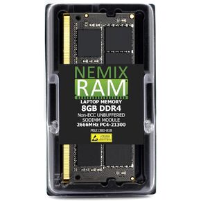 16 جيجابايت 1 × 16 جيجابايت DDR4 2666 ميجا هرتز PC4-21300 2Rx8 1.2 فولت CL19 260-PIN NEMIX RAM غير ECC غير مخزنة SODIMM متوافقة مع QNAP RAM-16GDR4K0-SO-2666، RAM-16GDR4K1-SO-2666 in Kuwait