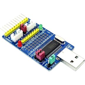 كل 1 CH341A USpB إلى SPI I2C IIC UART ISP وحدة المحول التسلسلي EPP/MEM محول لتصحيح أخطاء الفرشاة التسلسلية RS232 RS485 جديد 2026 عالي لمكونات إلكترونية موثوقة in Kuwait