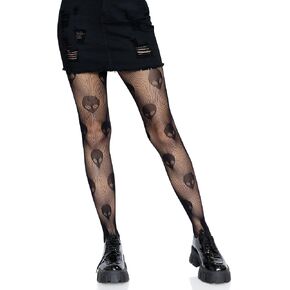 Leg Avenue Women's Net Tights, Black Spiderweb, One Size in Saudi Arabia