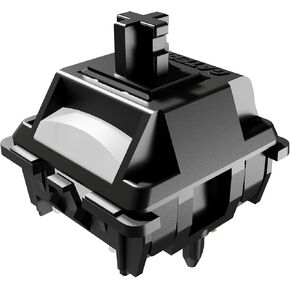 GATERON Ghost Keyboard Switches,Full POM Pre-lubed 50gf Linear RGB LED 5 Pin 22mm Dual-Stage Spring Key Switches for MX Mechanical Keyboard(108PCS) in Kuwait