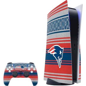 غلاف Skinit المخصص للألعاب المتوافق مع حزمة PS5 - تصميم مرخص رسميًا من NFL New England Patriots Trailblazer in Kuwait