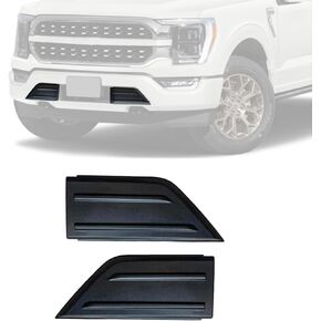 Front Bumper Guards Pads Cover Compatible with Ford F-150 F150 2018 2019 2020 Right and Left, 2 Pcs Insert Replacements, Black in Saudi Arabia
