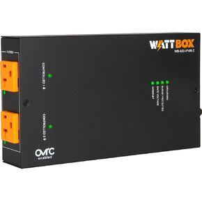 مكيف الطاقة WattBox® 820 Series 20 أمبير مزود بمنفذين يتم التحكم فيهما بواسطة IP بشكل فردي (WB-820-IPVM-2) in Kuwait