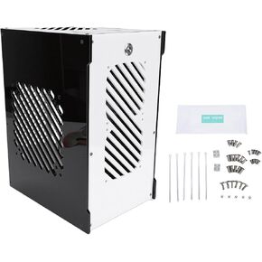 Small Desktop Computer Case, Acrylic Small PC Case, 360 Ventilation, Hollow Cooling, 2 x PCI Slots, 4 Fans, Support for SFX, for SFX L, 292x220x165mm in Kuwait