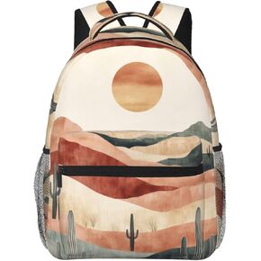Bluebird Floral Casual Backpack, Lightweight Laptop Bag Daypack, Bird and Flower Backpacks for Women Girls Teens Students, Watercolor Nature Polyester Bookbag Gifts for School Work Travel Hiking in Kuwait