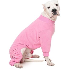 كبير معطف الكلب الصوف بيجامة الشتاء الدافئة نيسيي للكلاب فتاة صبي الطقس البارد سترة الحيوانات الأليفة لينة مريحة Pjs بذلة طويلة الأكمام، NavyBlue XXXL in Kuwait