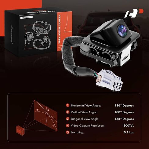 A-Premium Park Assist Camera Rear View Backup Reverse Camera Compatible with Select Kia Models - 2014 2015 2016 Forte5 - Replace# 95760A7700 in Saudi Arabia