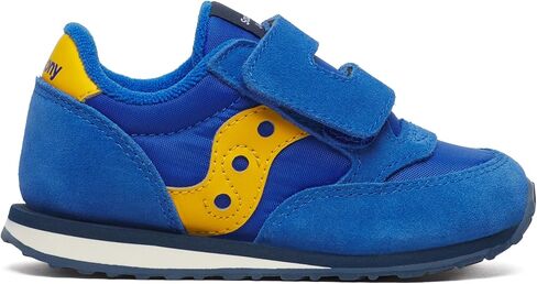 Saucony Kids Jazz Hook & Loop Sneaker (Toddler/Little Kid), Blue/Yellow, 6.5 US Unisex in Saudi Arabia