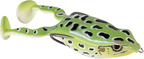 SPRO Fishing SEFF65NGRN Flappin Frog 65 Natural Green Ewg Double Ss De NSC 4/0 in Saudi Arabia