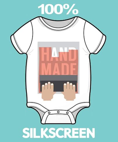 Aiden's Corner Funny Baby Just Spent 9 Months On The Inside Handmade Boys Girls Newborn Bodysuits in Saudi Arabia