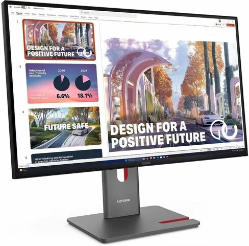 Lenovo ThinkVision P27QD-40 شاشة LED فئة 27 بوصة WQHD LED - 16:9 - أسود داكن in Kuwait