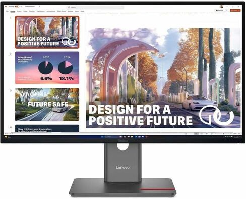 Lenovo ThinkVision P27QD-40 شاشة LED فئة 27 بوصة WQHD LED - 16:9 - أسود داكن in Kuwait