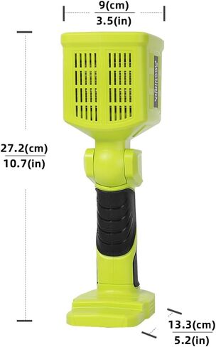 مصباح يدوي 1600LM لبطارية Ryobi ONE+ 18V Li-ion Ni-Cad Ni-Mh، مصباح يدوي محمول محمول لمشروع التخييم وورش عمل المرآب وإصلاح السيارات والطوارئ وموقع العمل (البطارية غير متضمنة) in Kuwait