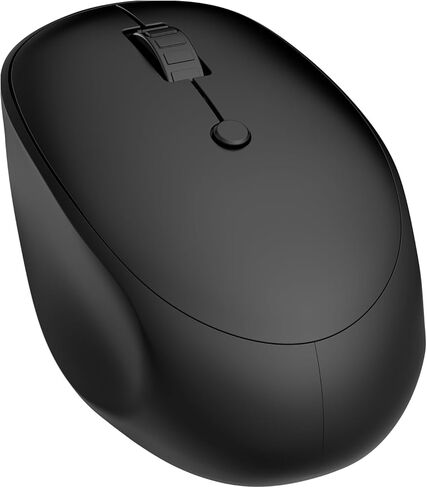 ماوس لاسلكي للكمبيوتر المحمول، ماوس كمبيوتر 2.4 جيجا هرتز مع جهاز استقبال USB A، 4 أزرار، ماوس ألعاب بلوتوث صامت مريح لاسلكي 1200/1600/2400 نقطة في البوصة لأجهزة الكمبيوتر المحمول Chromebook PC MacBook iPad Windows Dell in Kuwait