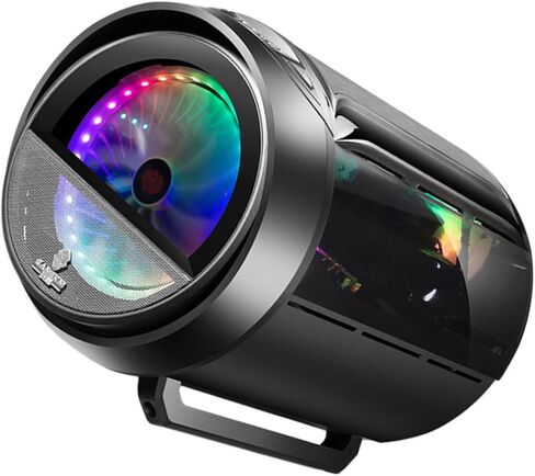 حافظة كمبيوتر ألعاب Gadpiparty RGB مستديرة لتبريد المياه للوحة الأم Matx، هيكل كمبيوتر أسود لإعداد المكتب والألعاب in Kuwait