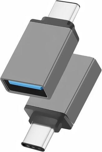 محول USB C إلى USB 2 حزمة، USBC ذكر إلى أنثى 3.0 OTG MacBook Pro/Air USB محول، محول Type C Thunderbolt 4 لأجهزة Apple iPhone 16 15، Mac، iPad، Microsoft Surface، Galaxy S25 S24 in Kuwait