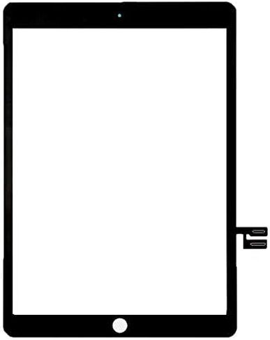 بديل لجهاز iPad الجيل الثامن (2020) 10.2 بوصة شاشة زجاجية تعمل باللمس عدسة A2270 A2428 A2429 USA (قلم Apple سيعمل) (أبيض + زر) in Saudi Arabia