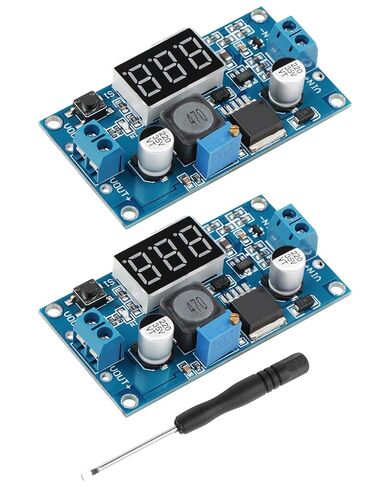 RIIEYOCA LM-2596 DC-DC Buck Converter,Adjustable Voltage Regulator 3.2-35V to 1.25-34V Up to 2A, DIY Buck Power Supply Step Down Module (5-Pack) in Saudi Arabia
