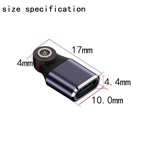 Smart Ring Charger Adapter Cable,Compatible with R02 R03 R06 R08 R09 R10 R11 R11M SR11M R12 BJ02 SRC01 SRC10 1 Pin Port NOT for Oura Rings, NOT for Samsung Ring in Saudi Arabia