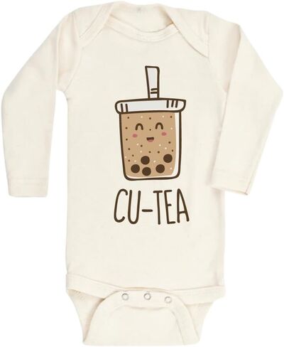 Kids Tshirt Baby Onesie® Cu-Tea Boba Baby Bodysuit Newborn Outfit Baby Shower Gift in Saudi Arabia