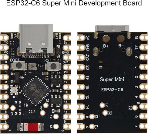 AITRIP 3PCS ESP32 ESP32-C6 Development Board Mini ESP32 C6 Supports WiFi Bluetooth Compatible with Arduino in Kuwait