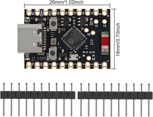 AITRIP 3PCS ESP32 ESP32-C6 Development Board Mini ESP32 C6 Supports WiFi Bluetooth Compatible with Arduino in Kuwait