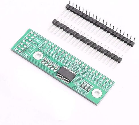 واجهة DEVMO MCP23017 I2C 16 بت I/O وحدة تمديد Pin Board IIC إلى GIPO تحويل متوافق مع لوحة توسيع الإدخال والإخراج Ar-duino IIC in Kuwait