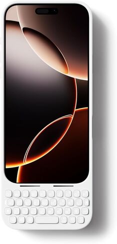 Akko MetaKey Keyboard لهاتف iPhone 16 Pro Max، حافظة لوحة مفاتيح لمساحة الشاشة القصوى لكتابة دقيقة، أسود فضائي in Saudi Arabia