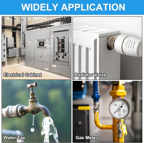4 Way Utility Key, Multifunction Triangle Square Panel Cross Sillcock Key Gas Water Meter Keys Wrench for Valve Spigots Electrical Cabinet Opening, Silver in Saudi Arabia