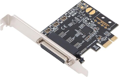 بطاقة محول تسلسلي aqxreight PCIE 1X DB25 إلى 4 منافذ DB9 R232 PCI Express بطاقة تسلسلية مع شريحة ASIX AX99100 لـ 7 8 10 11 للاتصالات المتعددة الأخرى in Kuwait